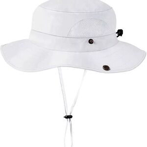 Baby Kids SunHat Wide Brim Toddler Beach Hat UPF 50+ Adjustable Mesh bucket hat